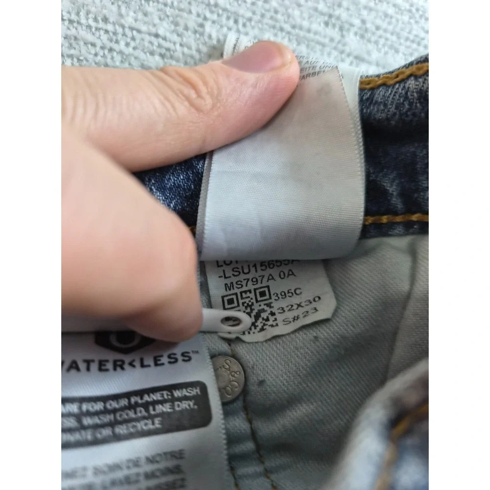Levi's 541 Jeans Mens 32x30 Blue Denim Cotton Straight Leg Outdoor Everyday Wear